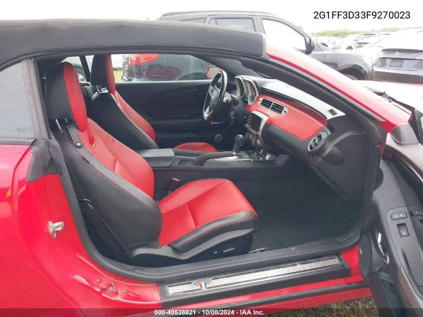 2G1FF3D33F9270023 2015 Chevrolet Camaro Lt