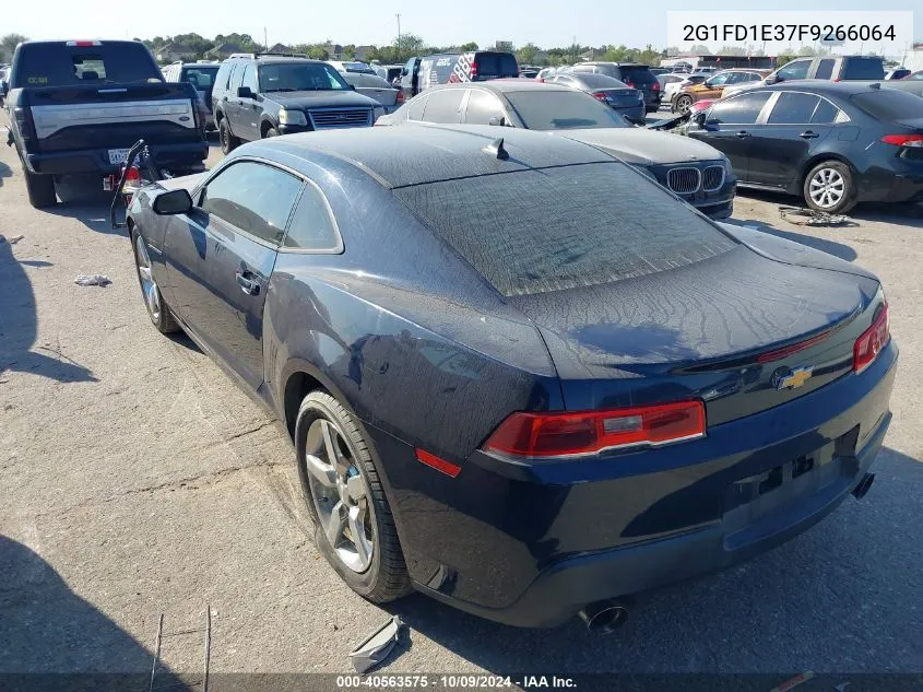 2015 Chevrolet Camaro 1Lt VIN: 2G1FD1E37F9266064 Lot: 40563575