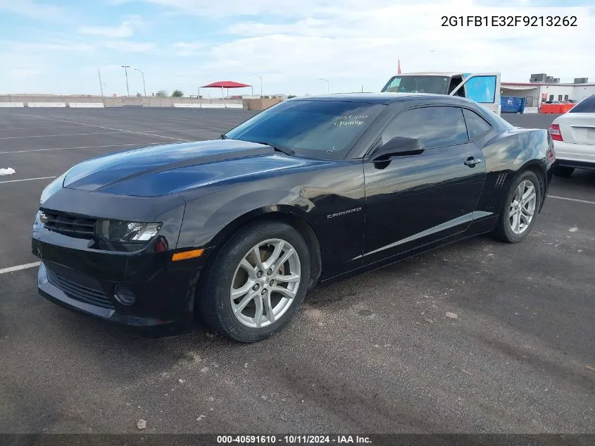 2015 Chevrolet Camaro 2Ls VIN: 2G1FB1E32F9213262 Lot: 40591610