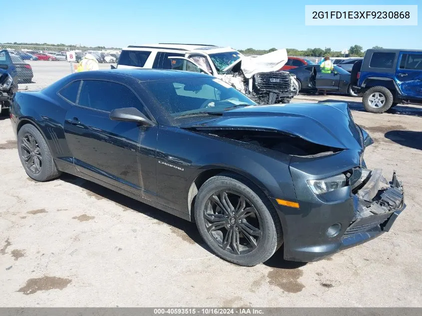 2015 Chevrolet Camaro 1Lt VIN: 2G1FD1E3XF9230868 Lot: 40593515