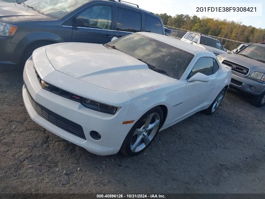 2015 Chevrolet Camaro 1Lt VIN: 2G1FD1E38F9308421 Lot: 40596126