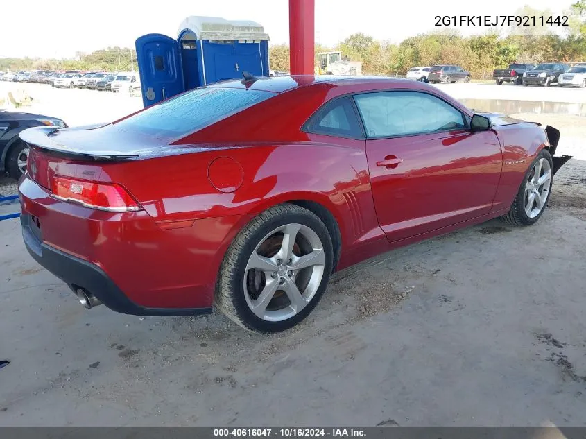 2015 Chevrolet Camaro 2Ss VIN: 2G1FK1EJ7F9211442 Lot: 40616047