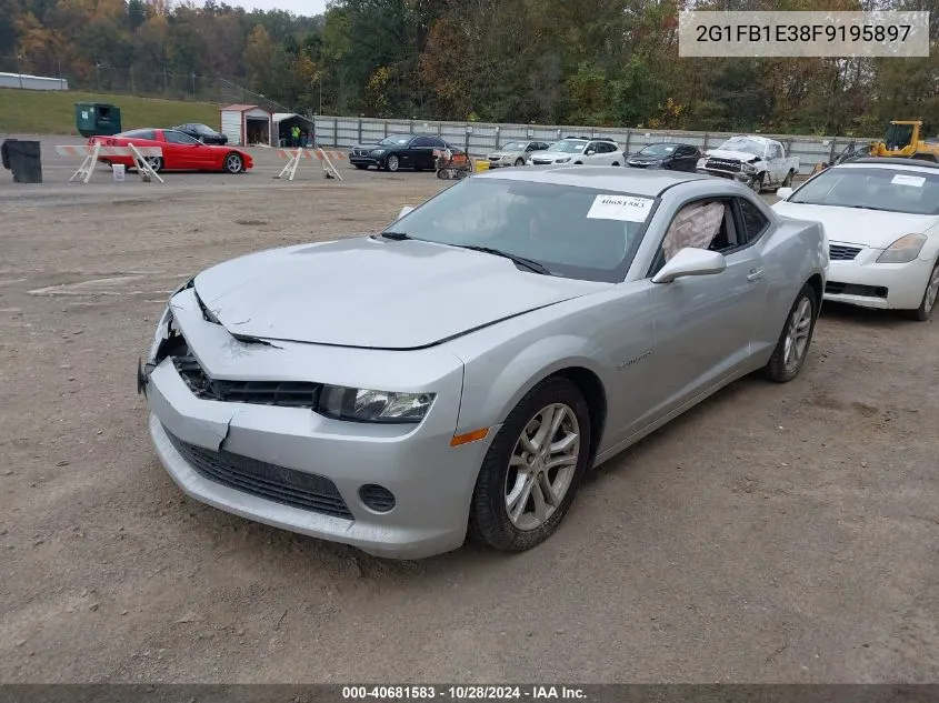 2015 Chevrolet Camaro 2Ls VIN: 2G1FB1E38F9195897 Lot: 40681583