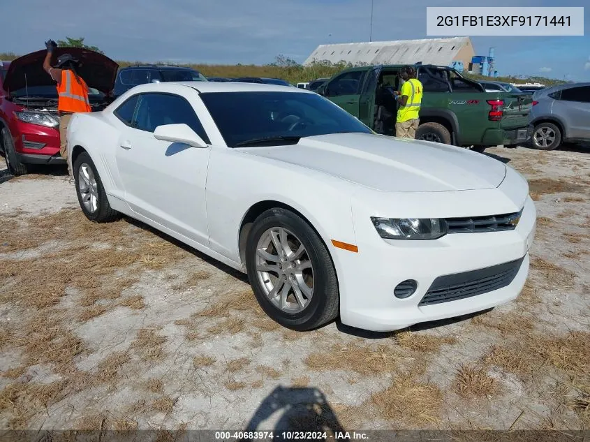 2015 Chevrolet Camaro 2Ls VIN: 2G1FB1E3XF9171441 Lot: 40683974