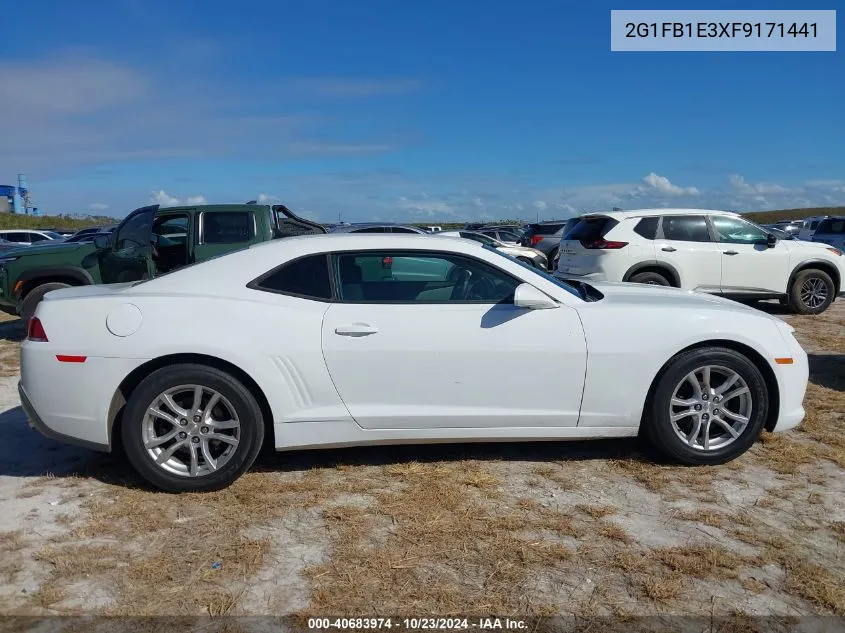 2015 Chevrolet Camaro 2Ls VIN: 2G1FB1E3XF9171441 Lot: 40683974