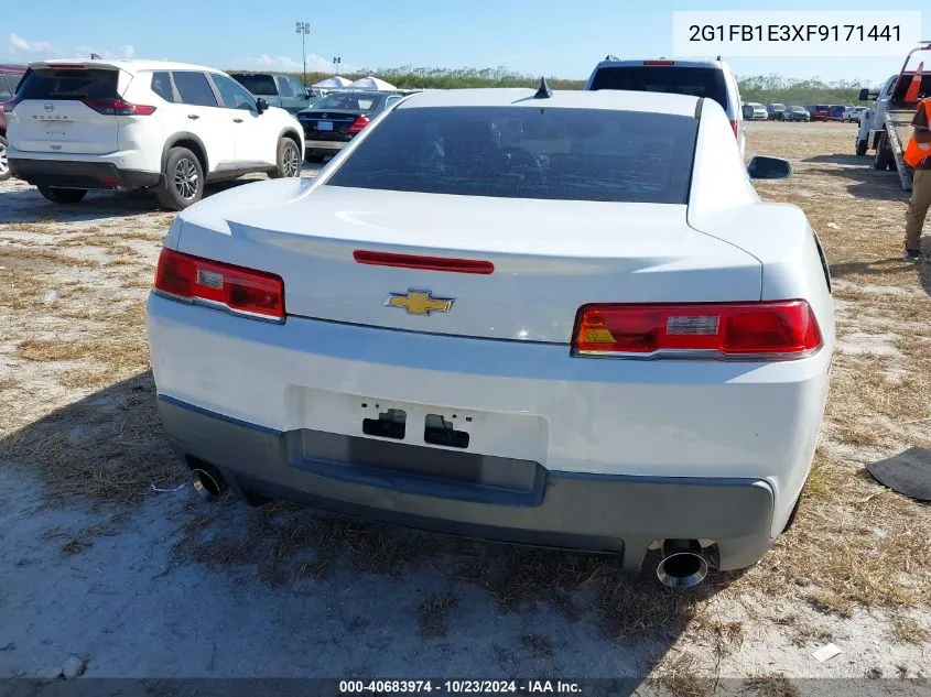 2015 Chevrolet Camaro 2Ls VIN: 2G1FB1E3XF9171441 Lot: 40683974