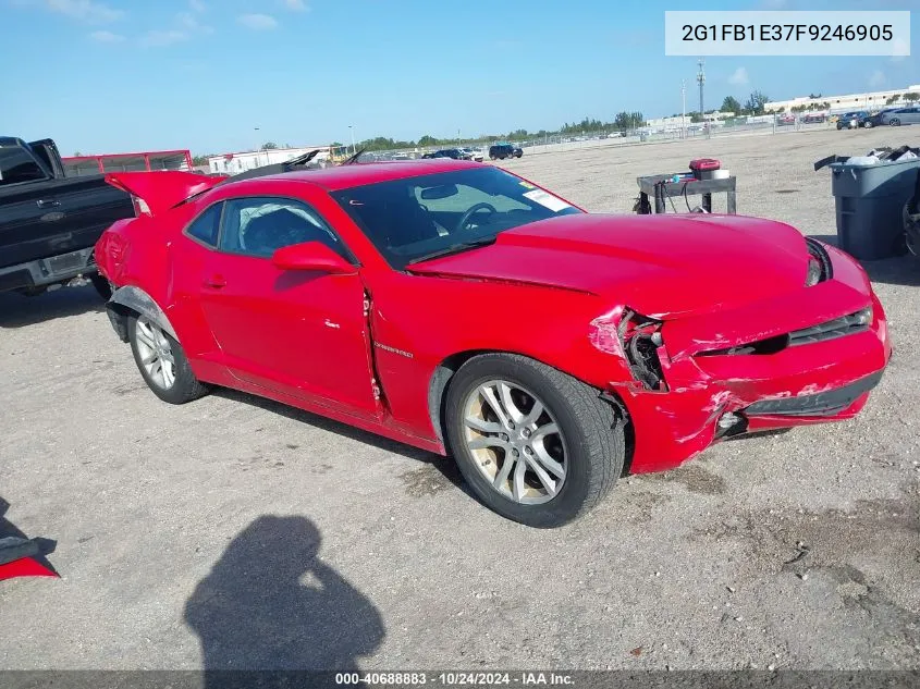 2015 Chevrolet Camaro 2Ls VIN: 2G1FB1E37F9246905 Lot: 40688883