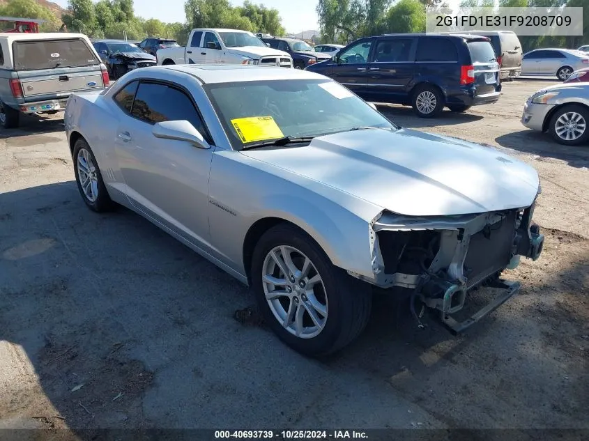 2015 Chevrolet Camaro 1Lt VIN: 2G1FD1E31F9208709 Lot: 40693739