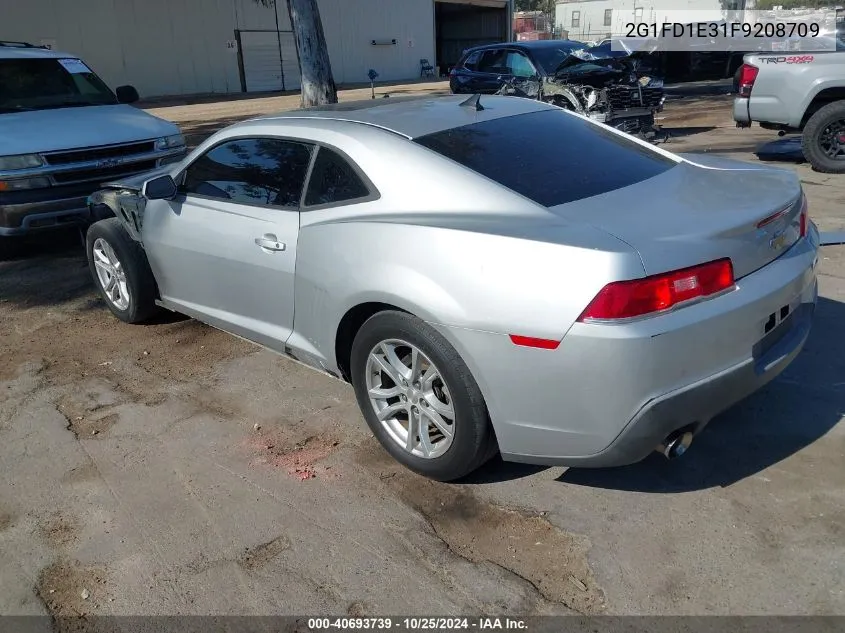 2015 Chevrolet Camaro 1Lt VIN: 2G1FD1E31F9208709 Lot: 40693739