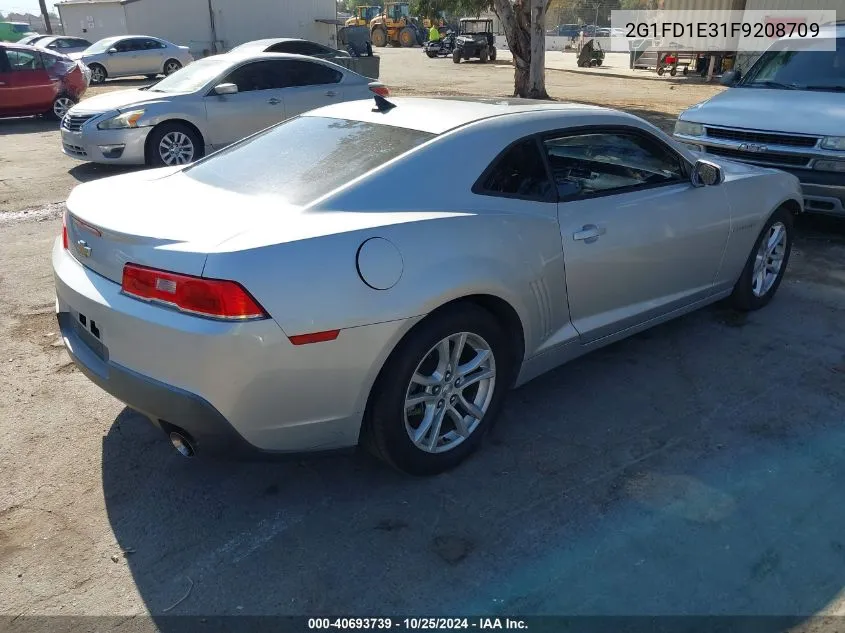 2G1FD1E31F9208709 2015 Chevrolet Camaro 1Lt