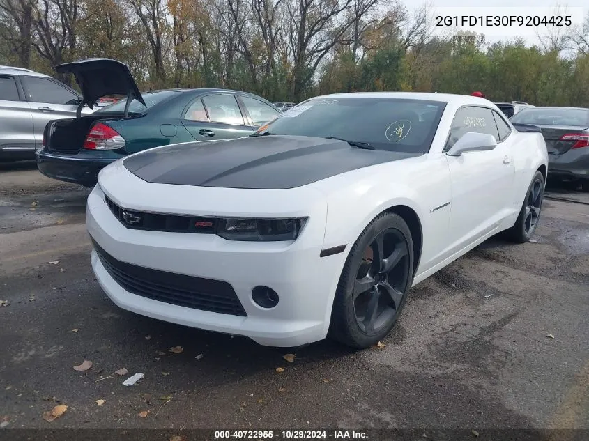 2015 Chevrolet Camaro 1Lt VIN: 2G1FD1E30F9204425 Lot: 40722955