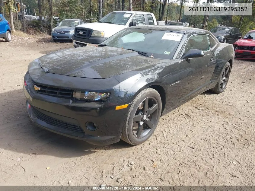 2G1FD1E33F9295352 2015 Chevrolet Camaro 1Lt