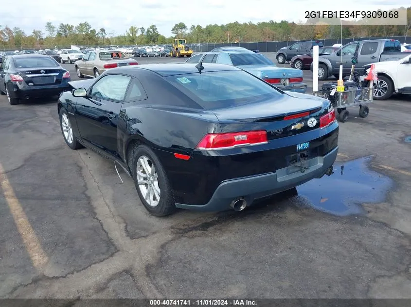 2015 Chevrolet Camaro 2Ls VIN: 2G1FB1E34F9309068 Lot: 40741741