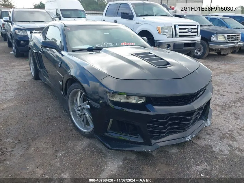 2015 Chevrolet Camaro 1Lt VIN: 2G1FD1E38F9150307 Lot: 40768420