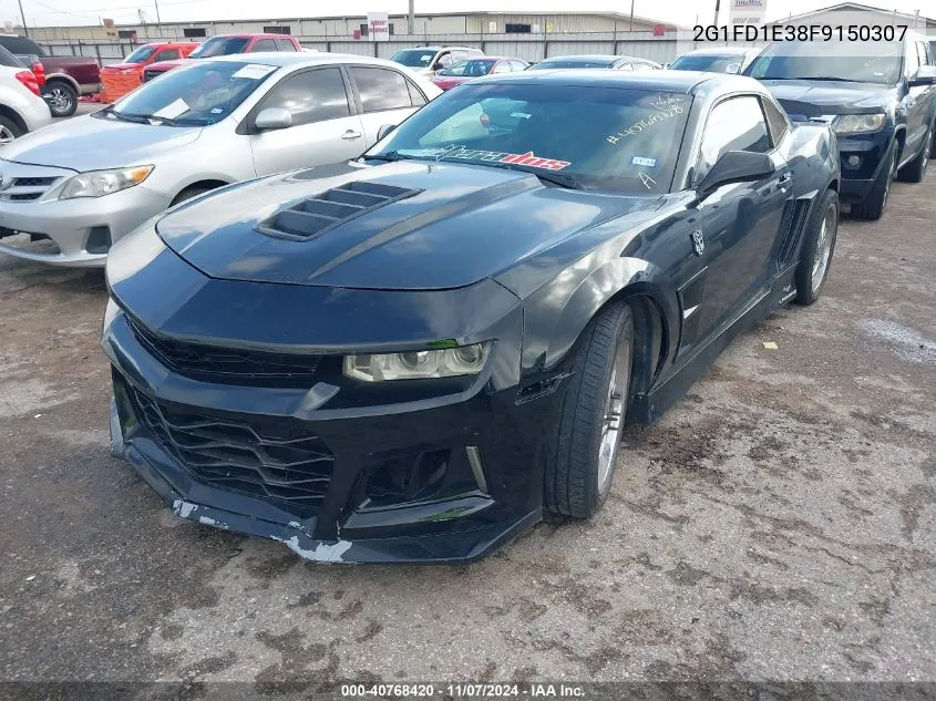 2015 Chevrolet Camaro 1Lt VIN: 2G1FD1E38F9150307 Lot: 40768420