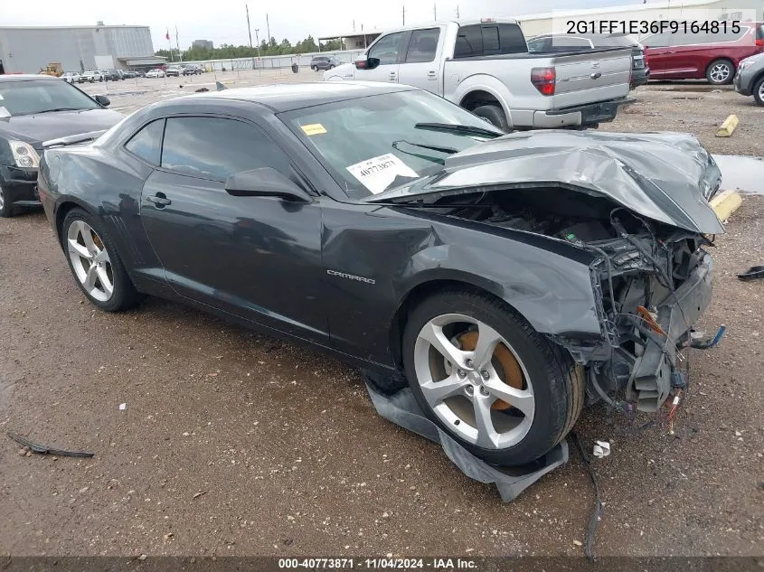 2015 Chevrolet Camaro 2Lt VIN: 2G1FF1E36F9164815 Lot: 40773871