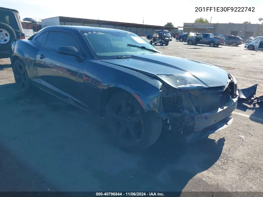 2015 Chevrolet Camaro 2Lt VIN: 2G1FF1E30F9222742 Lot: 40796844