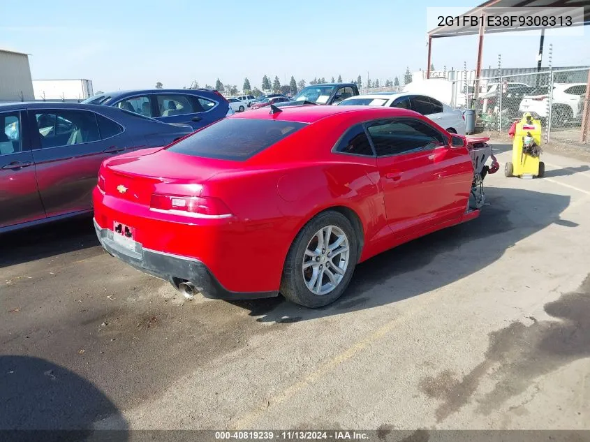 2015 Chevrolet Camaro 2Ls VIN: 2G1FB1E38F9308313 Lot: 40819239