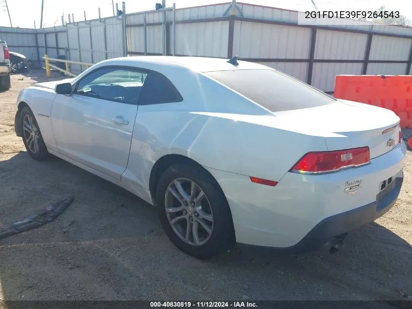 2G1FD1E39F9264543 2015 Chevrolet Camaro 1Lt