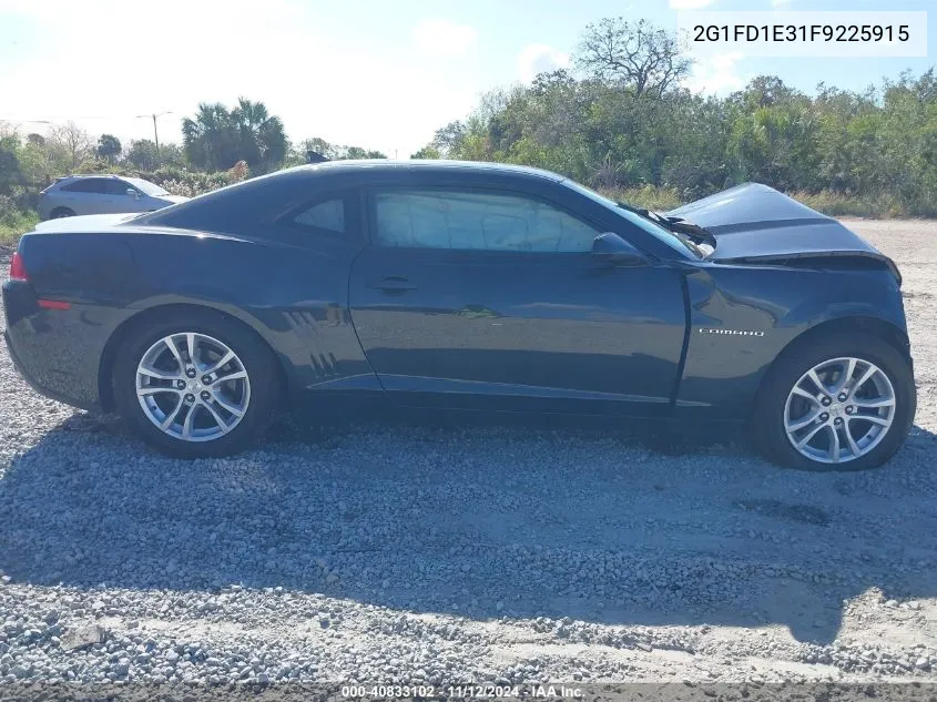 2G1FD1E31F9225915 2015 Chevrolet Camaro 1Lt