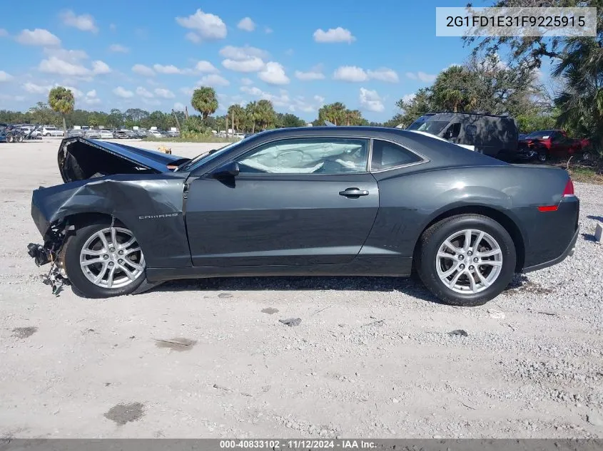 2G1FD1E31F9225915 2015 Chevrolet Camaro 1Lt