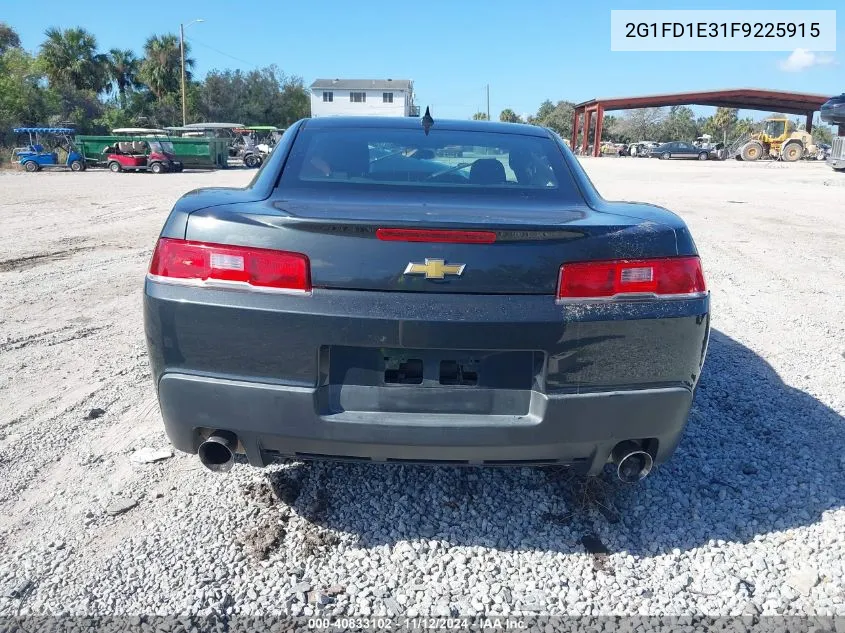 2G1FD1E31F9225915 2015 Chevrolet Camaro 1Lt