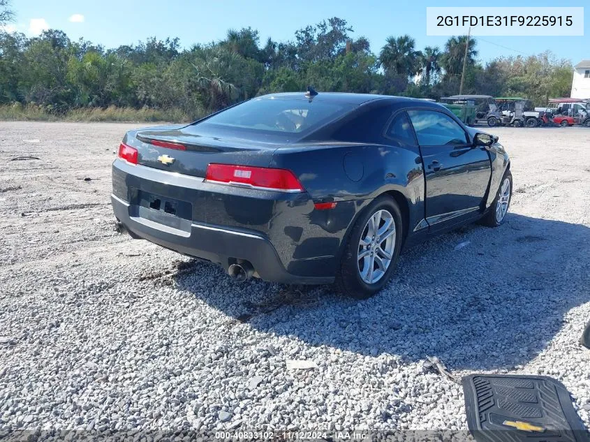 2G1FD1E31F9225915 2015 Chevrolet Camaro 1Lt