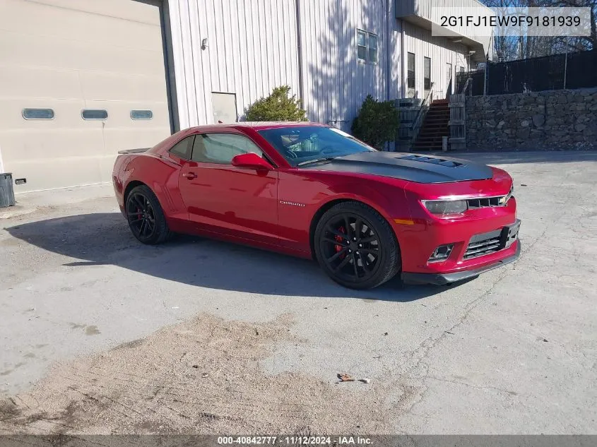 2015 Chevrolet Camaro 2Ss VIN: 2G1FJ1EW9F9181939 Lot: 40842777