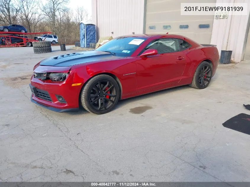 2015 Chevrolet Camaro 2Ss VIN: 2G1FJ1EW9F9181939 Lot: 40842777