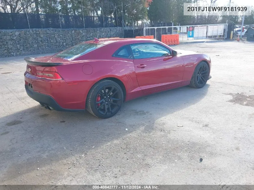 2015 Chevrolet Camaro 2Ss VIN: 2G1FJ1EW9F9181939 Lot: 40842777