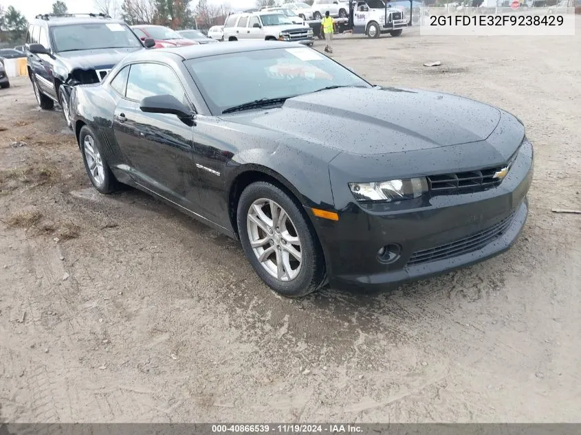 2015 Chevrolet Camaro 1Lt VIN: 2G1FD1E32F9238429 Lot: 40866539