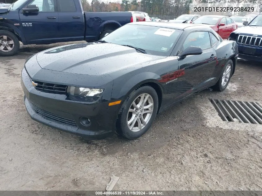 2015 Chevrolet Camaro 1Lt VIN: 2G1FD1E32F9238429 Lot: 40866539