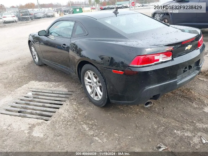 2015 Chevrolet Camaro 1Lt VIN: 2G1FD1E32F9238429 Lot: 40866539