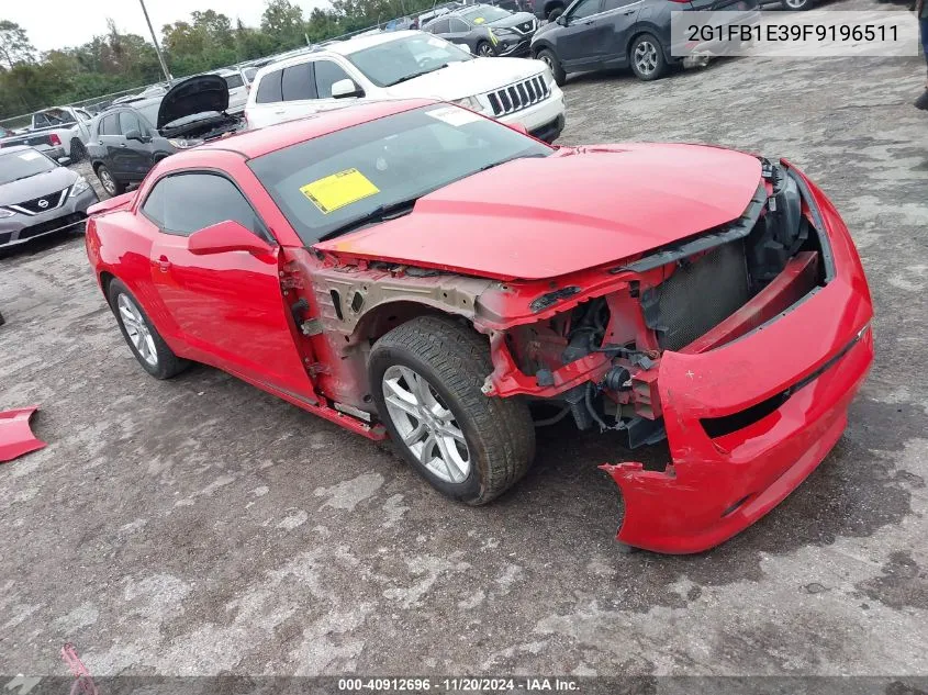 2015 Chevrolet Camaro 2Ls VIN: 2G1FB1E39F9196511 Lot: 40912696