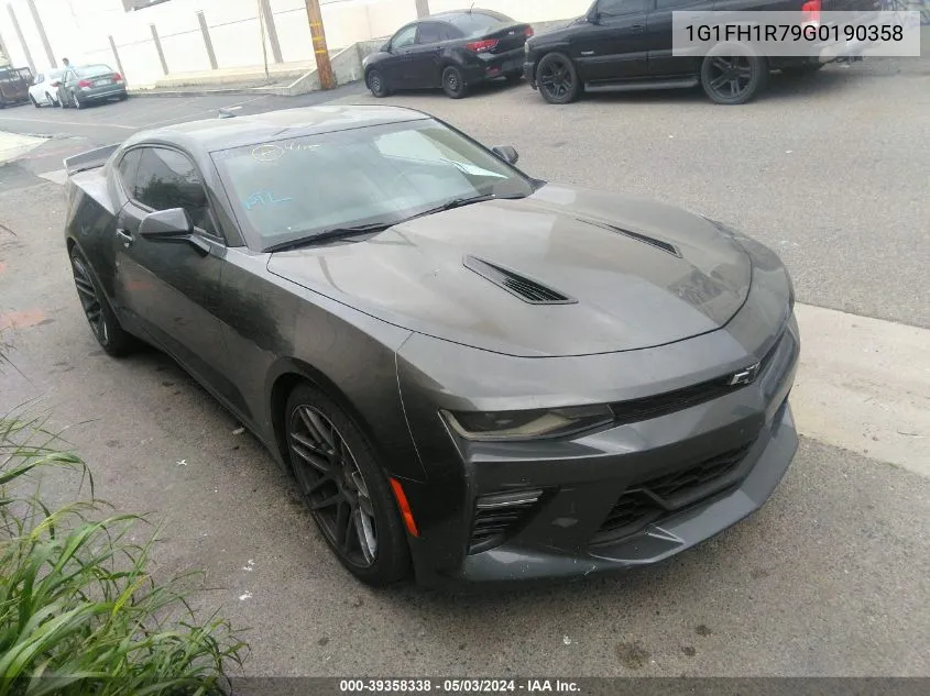 2016 Chevrolet Camaro 2Ss VIN: 1G1FH1R79G0190358 Lot: 39358338