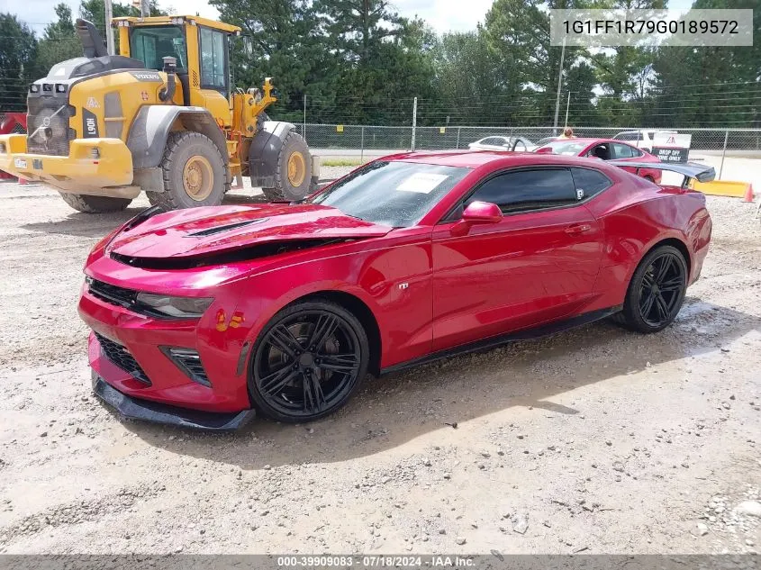 2016 Chevrolet Camaro 1Ss VIN: 1G1FF1R79G0189572 Lot: 39909083