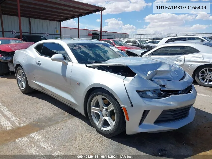 2016 Chevrolet Camaro 1Lt VIN: 1G1FA1RX1G0165409 Lot: 40129156