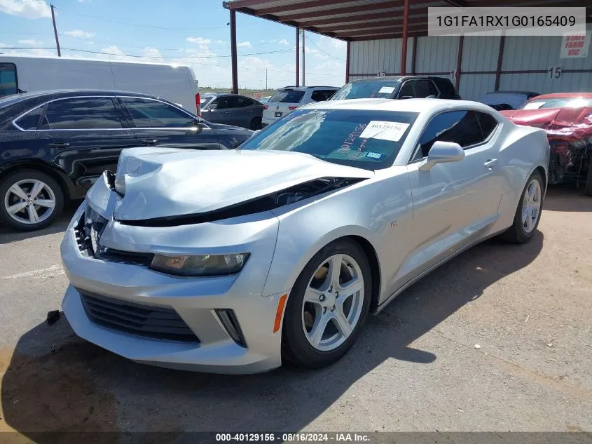 2016 Chevrolet Camaro 1Lt VIN: 1G1FA1RX1G0165409 Lot: 40129156