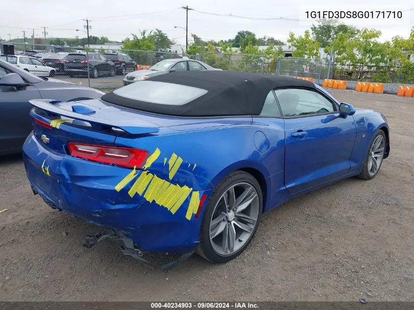 2016 Chevrolet Camaro 2Lt VIN: 1G1FD3DS8G0171710 Lot: 40234903