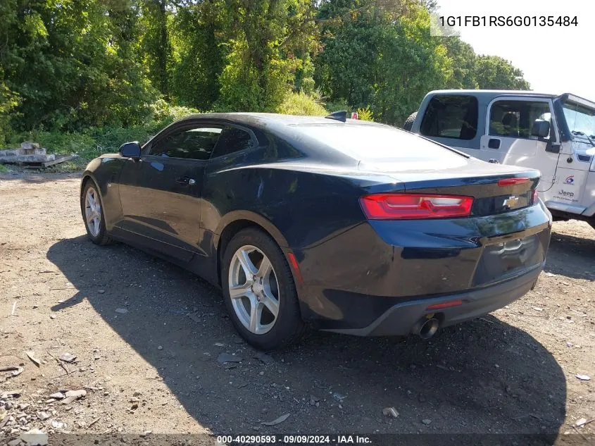 2016 Chevrolet Camaro 1Lt VIN: 1G1FB1RS6G0135484 Lot: 40290593