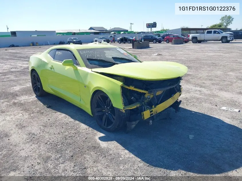 1G1FD1RS1G0122376 2016 Chevrolet Camaro 2Lt