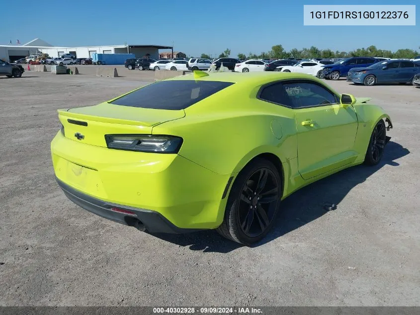 1G1FD1RS1G0122376 2016 Chevrolet Camaro 2Lt