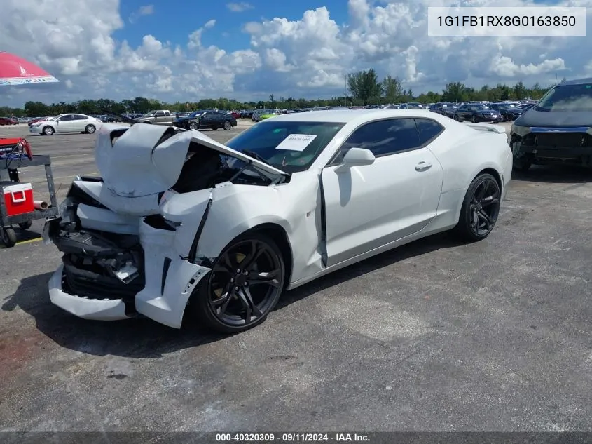 2016 Chevrolet Camaro Lt VIN: 1G1FB1RX8G0163850 Lot: 40320309