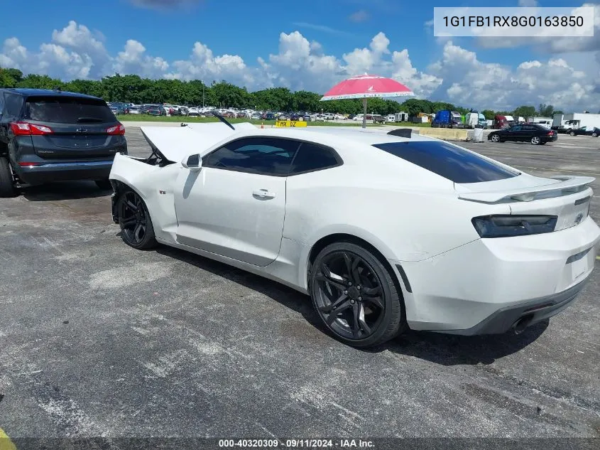 2016 Chevrolet Camaro Lt VIN: 1G1FB1RX8G0163850 Lot: 40320309