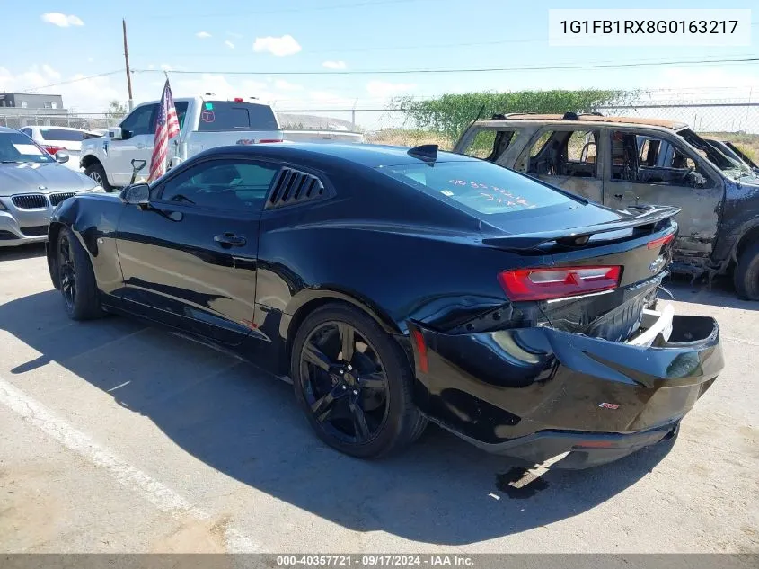 2016 Chevrolet Camaro 1Lt VIN: 1G1FB1RX8G0163217 Lot: 40357721