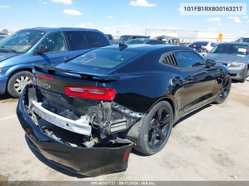 2016 Chevrolet Camaro 1Lt VIN: 1G1FB1RX8G0163217 Lot: 40357721