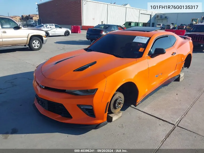 2016 Chevrolet Camaro 2Ss VIN: 1G1FH1R76G0135317 Lot: 40396241