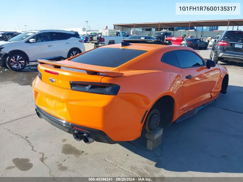 2016 Chevrolet Camaro 2Ss VIN: 1G1FH1R76G0135317 Lot: 40396241