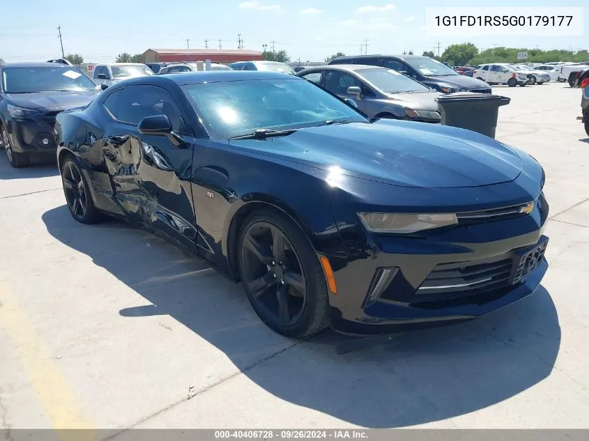 2016 Chevrolet Camaro 2Lt VIN: 1G1FD1RS5G0179177 Lot: 40406728