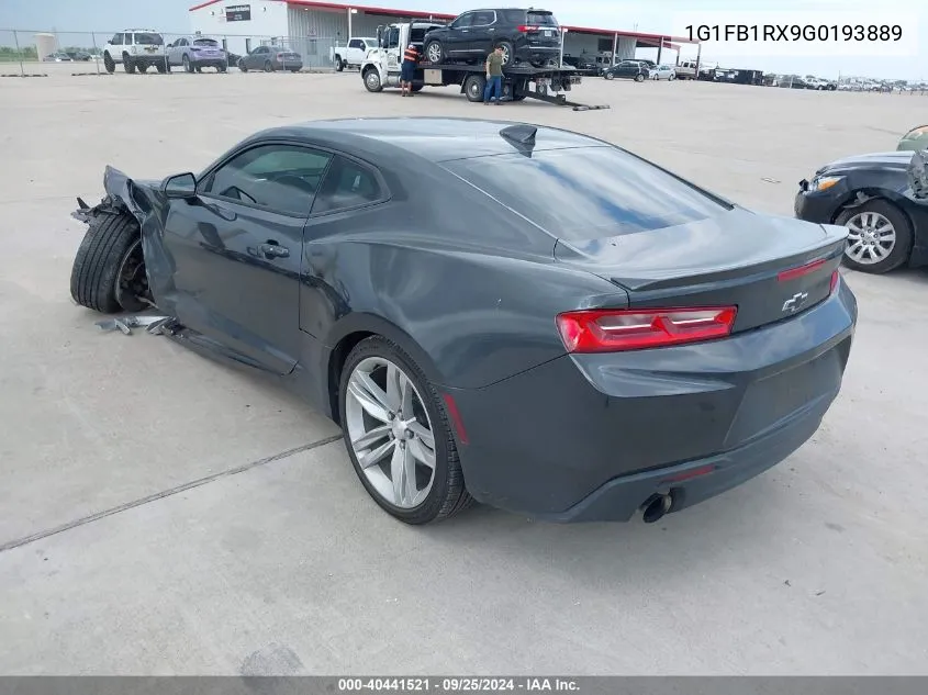 2016 Chevrolet Camaro 1Lt VIN: 1G1FB1RX9G0193889 Lot: 40441521